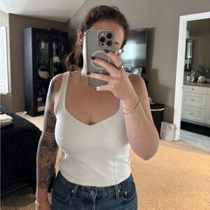 White Abercrombie Tank Top